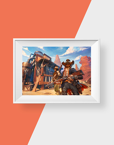 a-Rex Legends Art Print